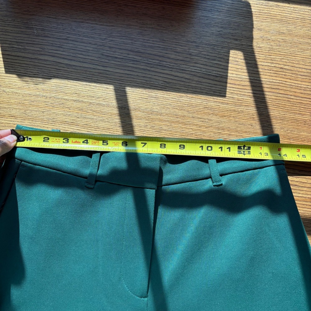 NWOT Boden Belgravia Ponte Crop Trousers 6P Hunter Green Preppy Office Travel - Picture 13 of 15